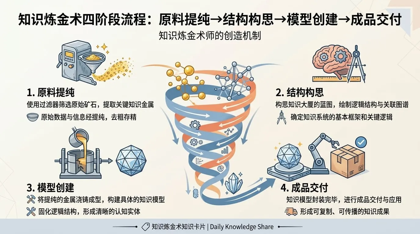 知识炼金术四阶段流程
